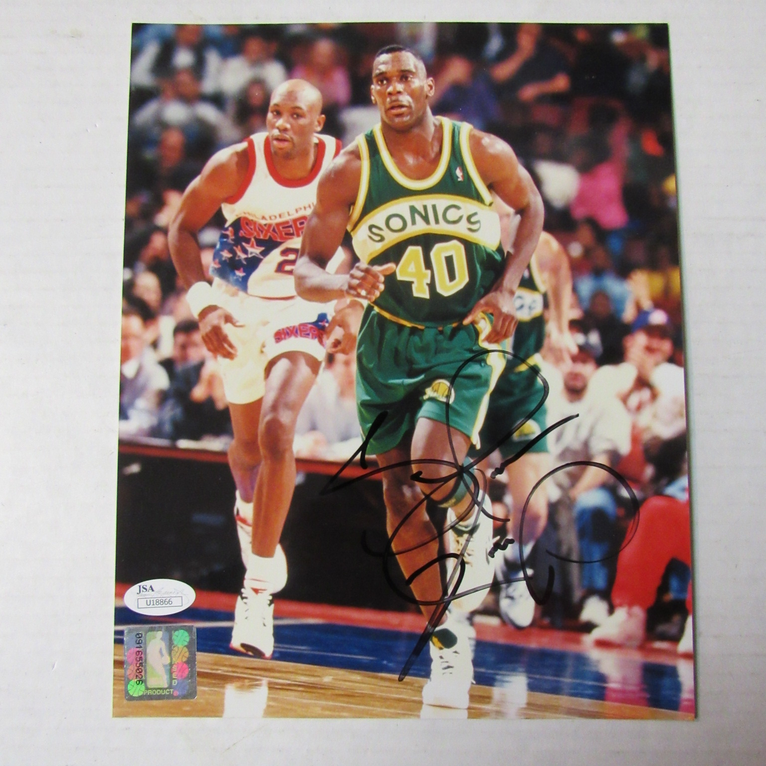 Shawn Kemp Autographed 8 X 10 Photograph with COA – DJ's Sportscards