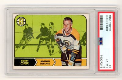 1968-69 Topps #2 Bobby Orr PSA 6 EX-MT