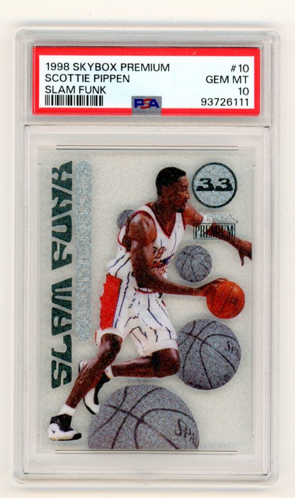 1998-99 SkyBox Premium Slam Funk #10 Scottie Pippen PSA 10 Gem Mint ...