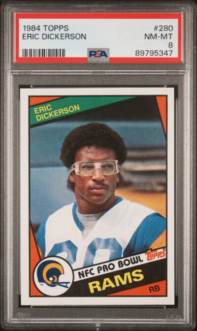 1984 Topps #280 Eric Dickerson RC PSA 8 NM-MT